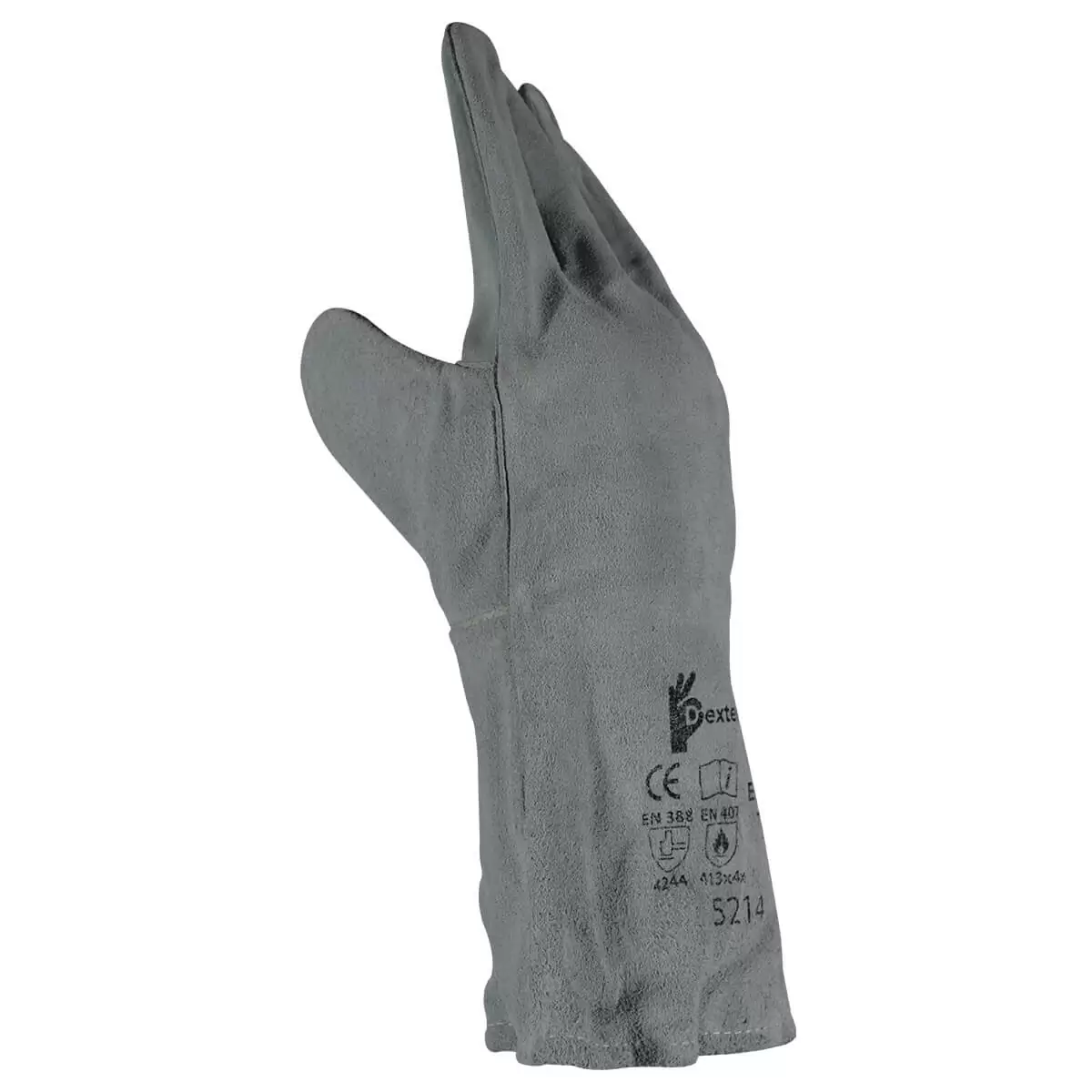 Dexterhand-5214-Guante-de-soldador-gris